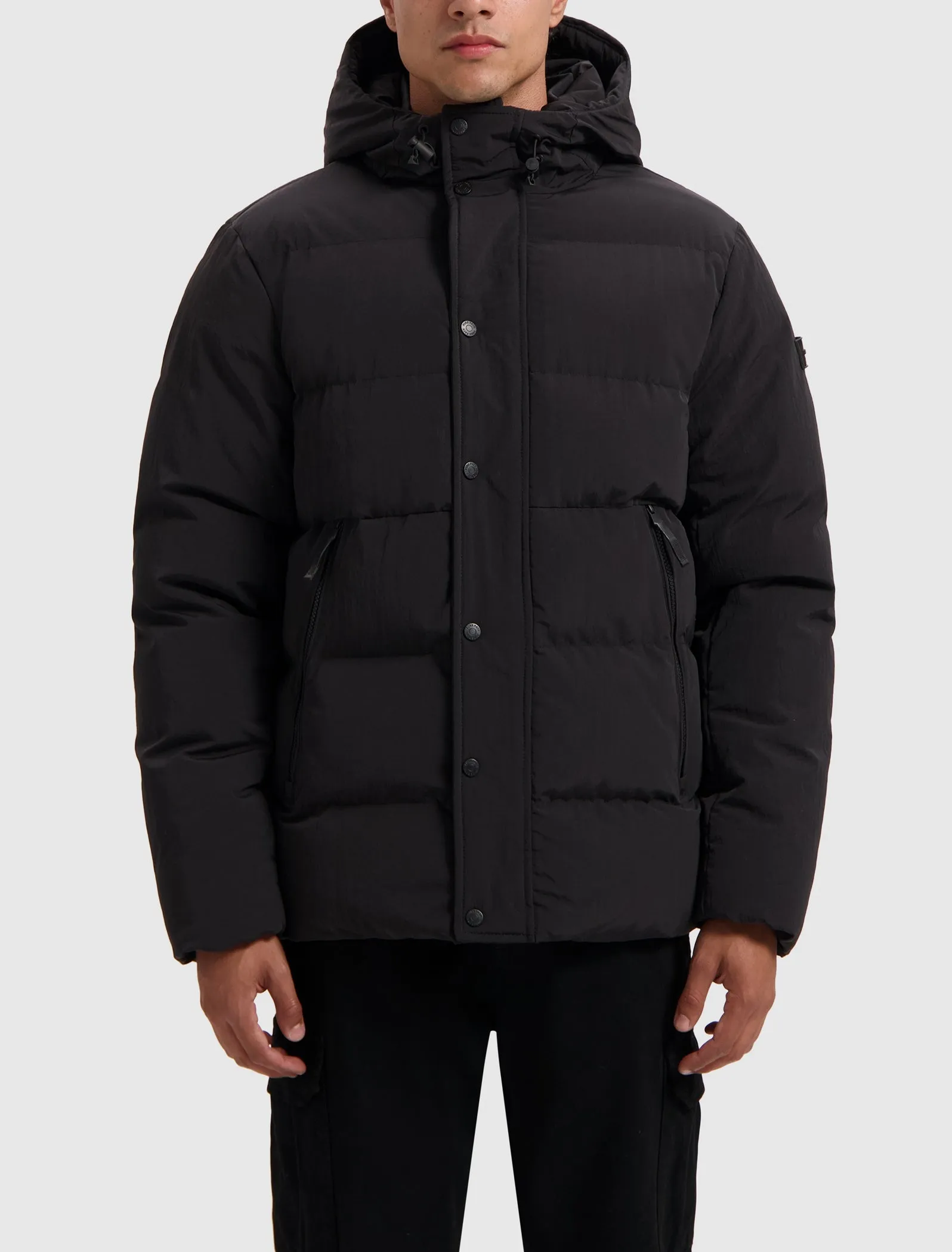 Activewear Hooded Jacket | Black