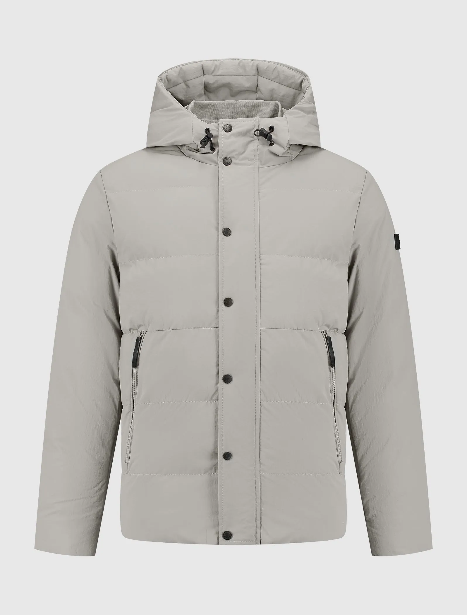 Activewear Hooded Jacket | Grey Plain