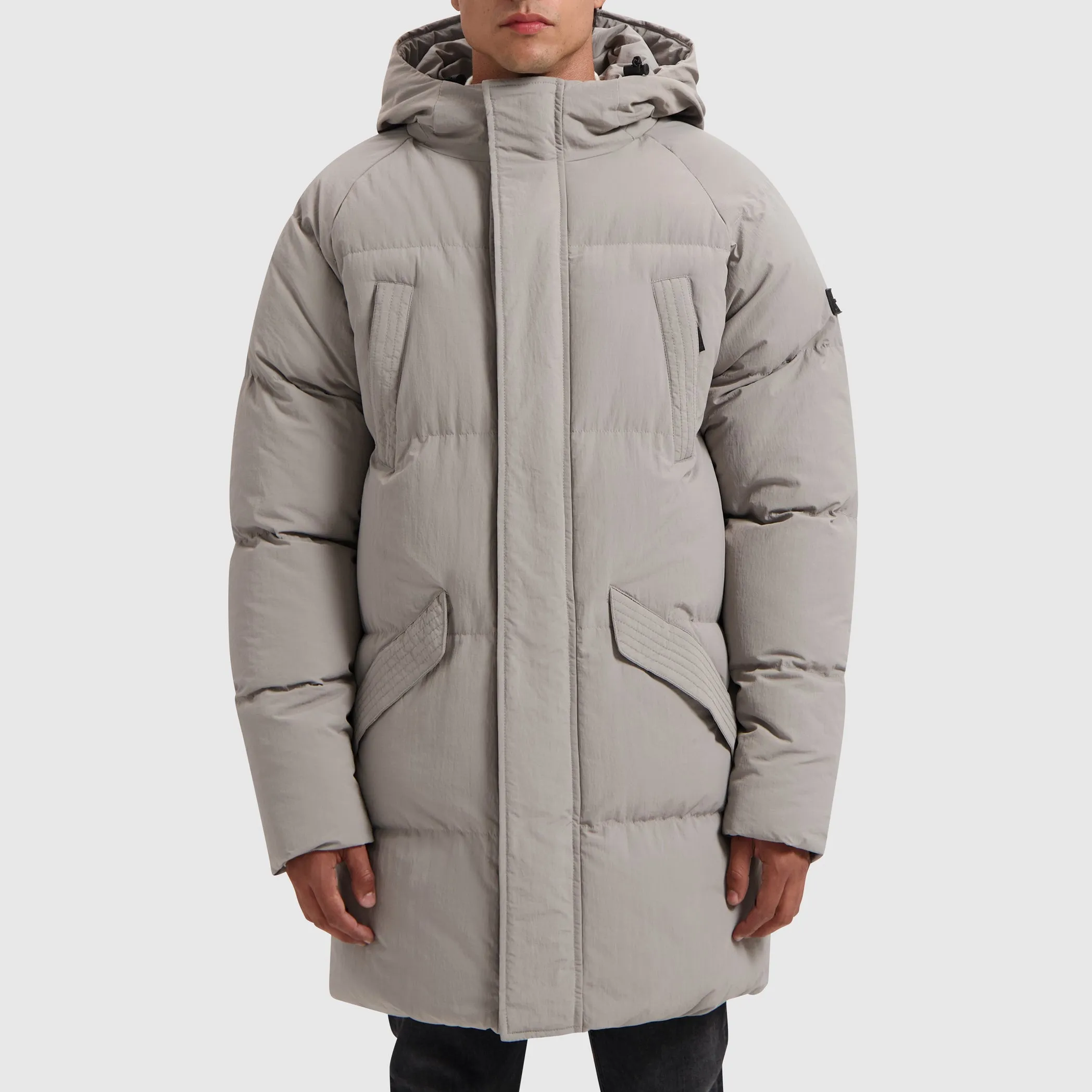 Activewear Parka | Grey Plain