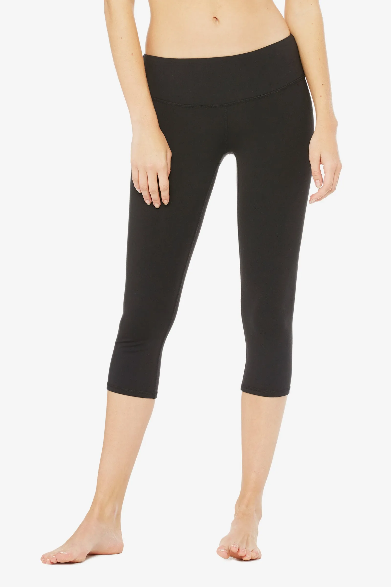 Airbrush Capri Legging - Black