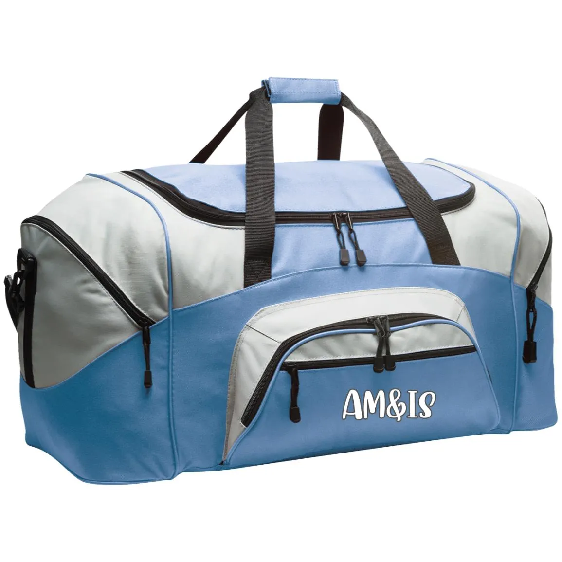 AM&IS Activewear Colorblock Sport Duffel