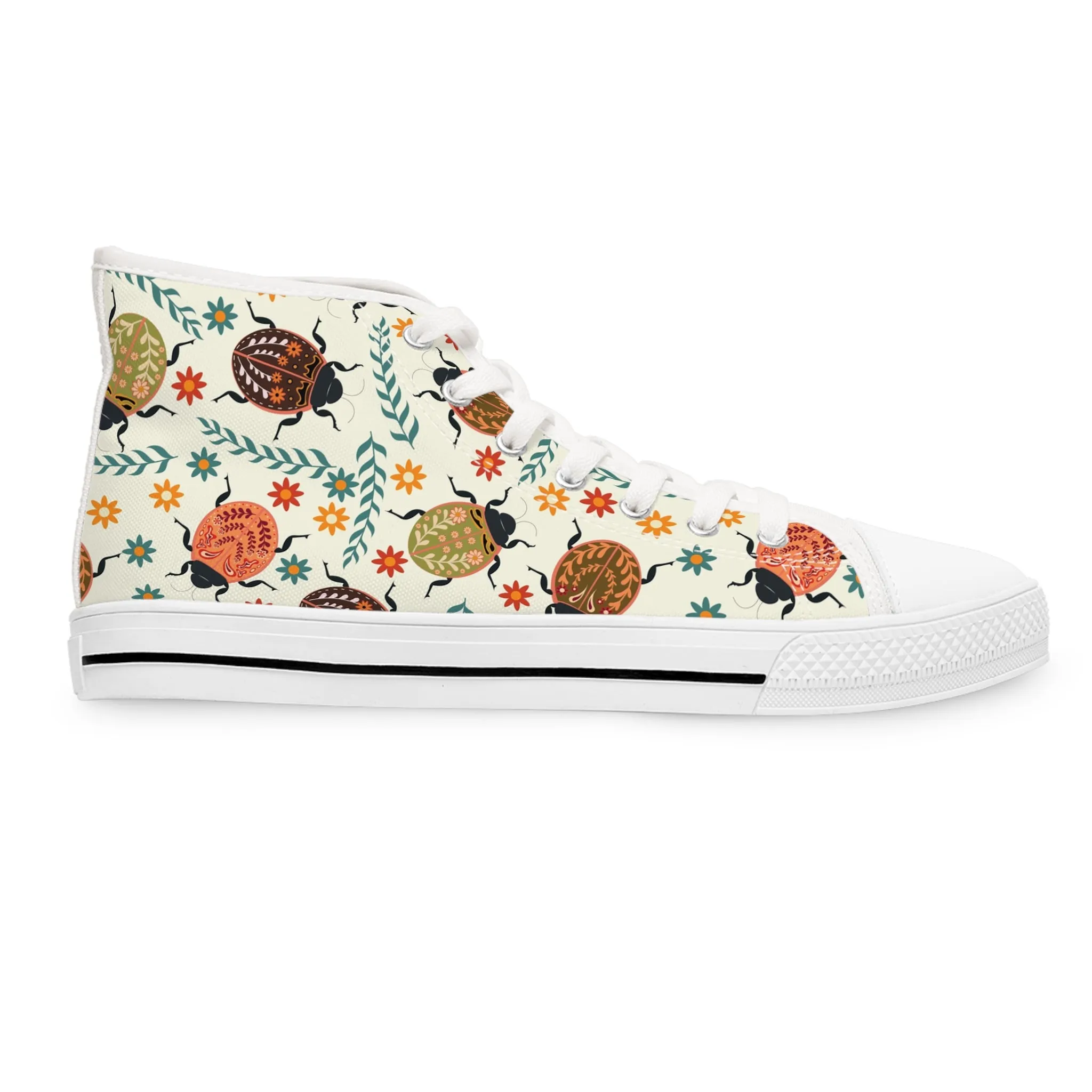 Beetles Women's High Top Sneakers