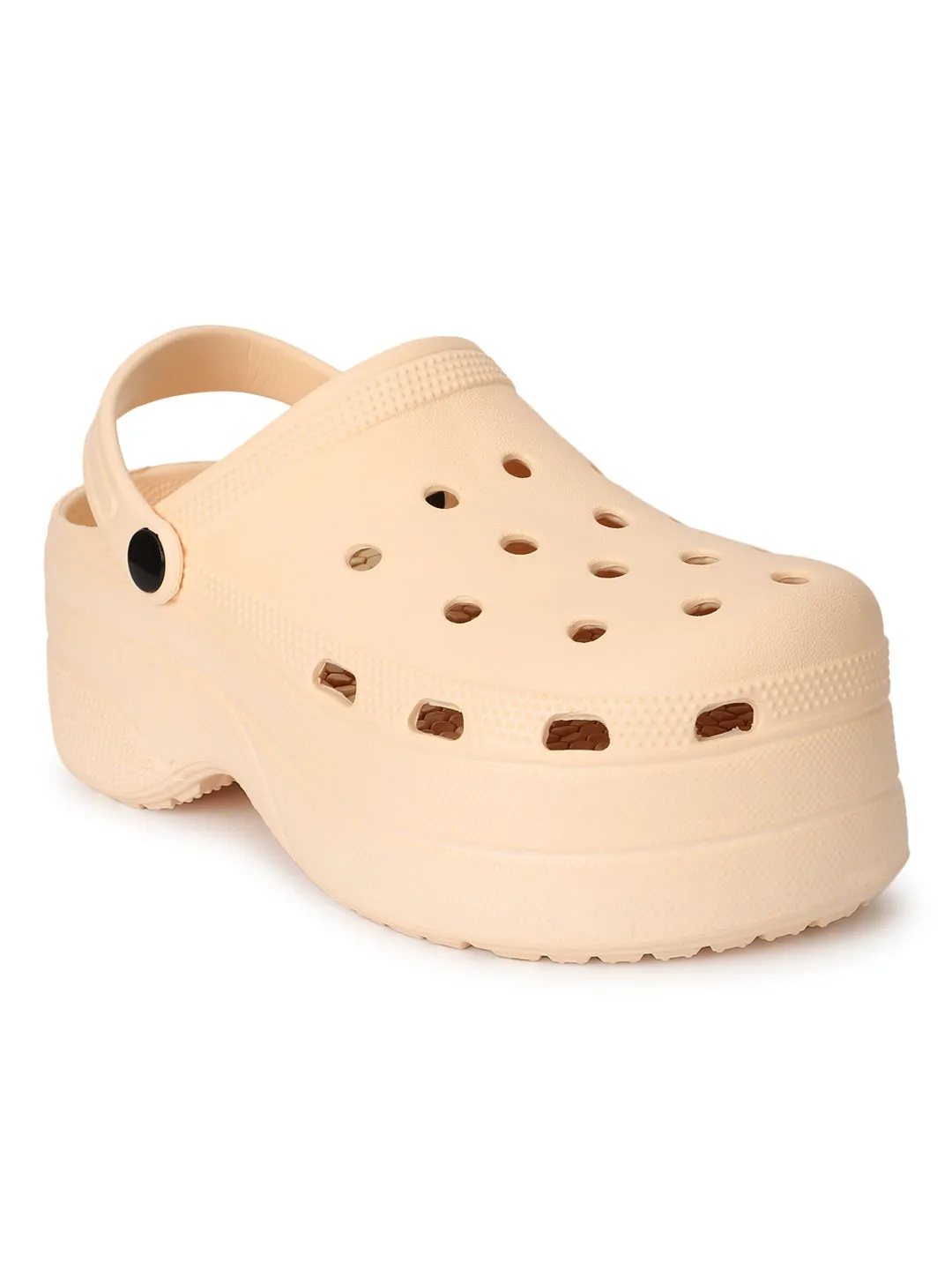 Beige PU Slip-On Croc Flats (TC-RS3581-BEIG)