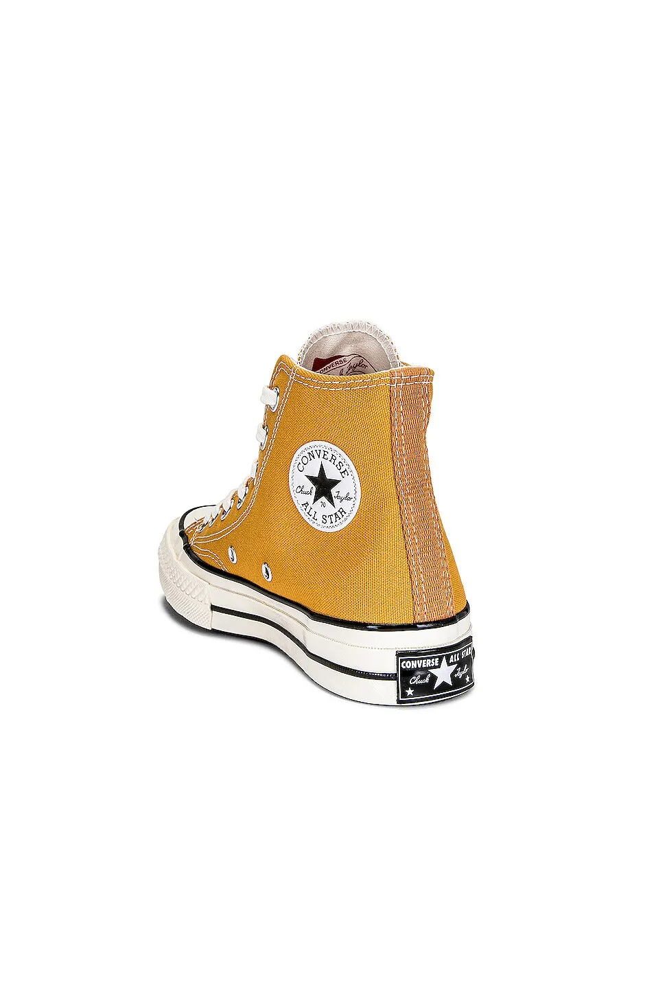 Converse Chuck 70 Canvas High Tops in Sunflower, Black, & Egret