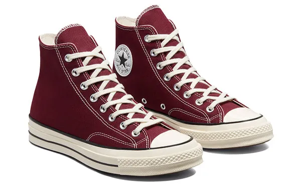 Converse Chuck 70 High 'Recycled Canvas - Deep Bordeaux' sneakers, wine