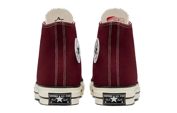 Converse Chuck 70 High 'Recycled Canvas - Deep Bordeaux' sneakers, wine