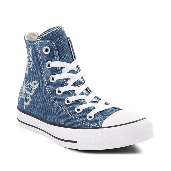 Converse Chuck Taylor All Star High Top Sneakers, Denim/Butterfly