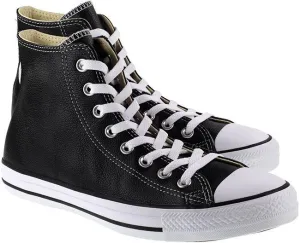 Converse Mens Chuck Taylor All Star Hi Leather Black White