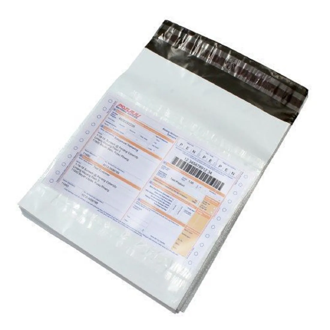 Courier Bags/Envelopes/Pouches/Cover 18X12 inches  2inch Flap  Pack of 50 Tamper Proof Plastic Polybags for Shipping/Packing (With POD)