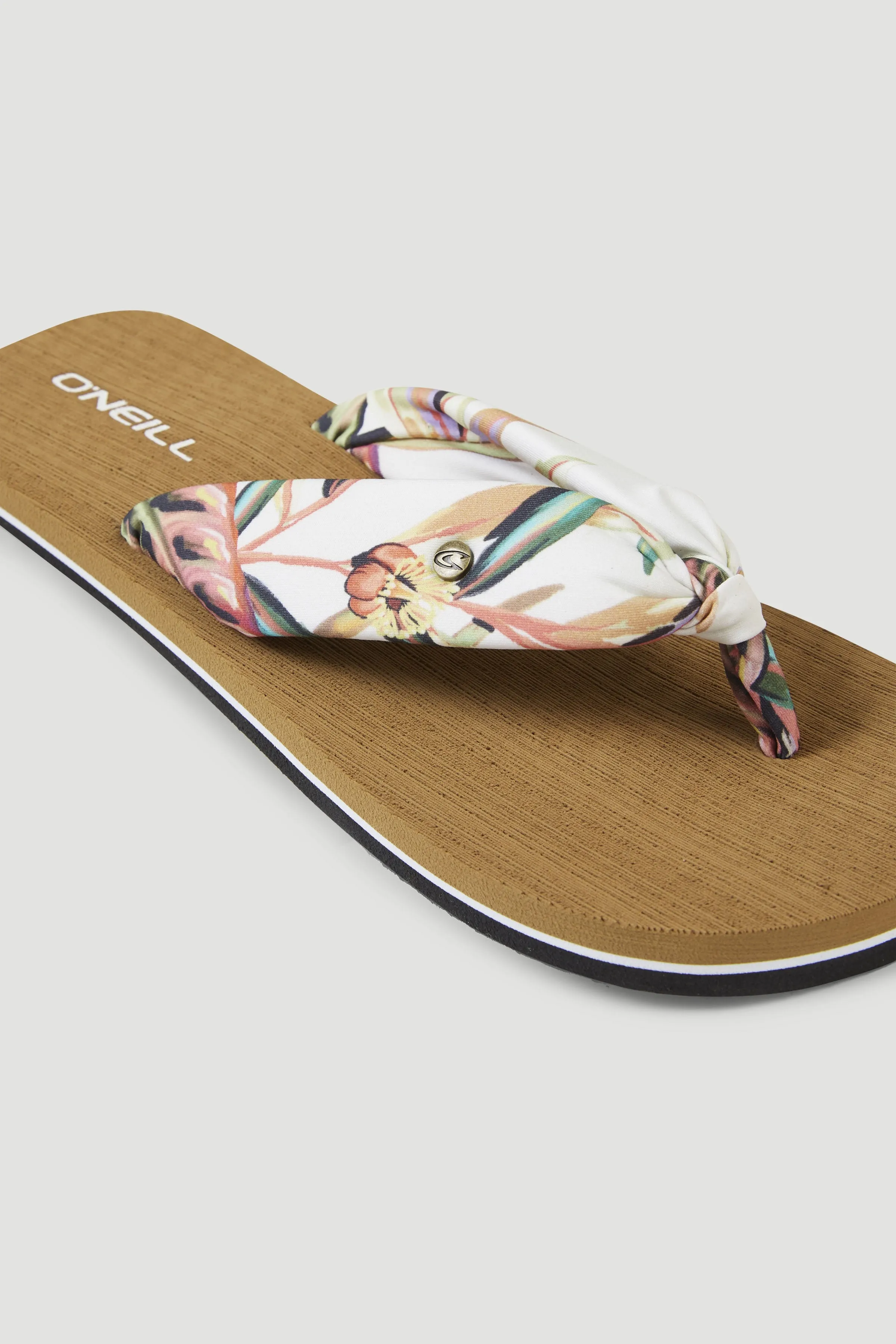 Ditsy Sun Bloom™ Sandals | White Tropical Flower