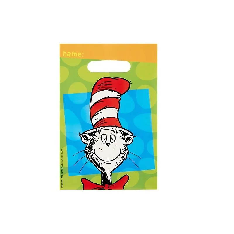 Dr. Seuss Folded Loot Bags 8pk