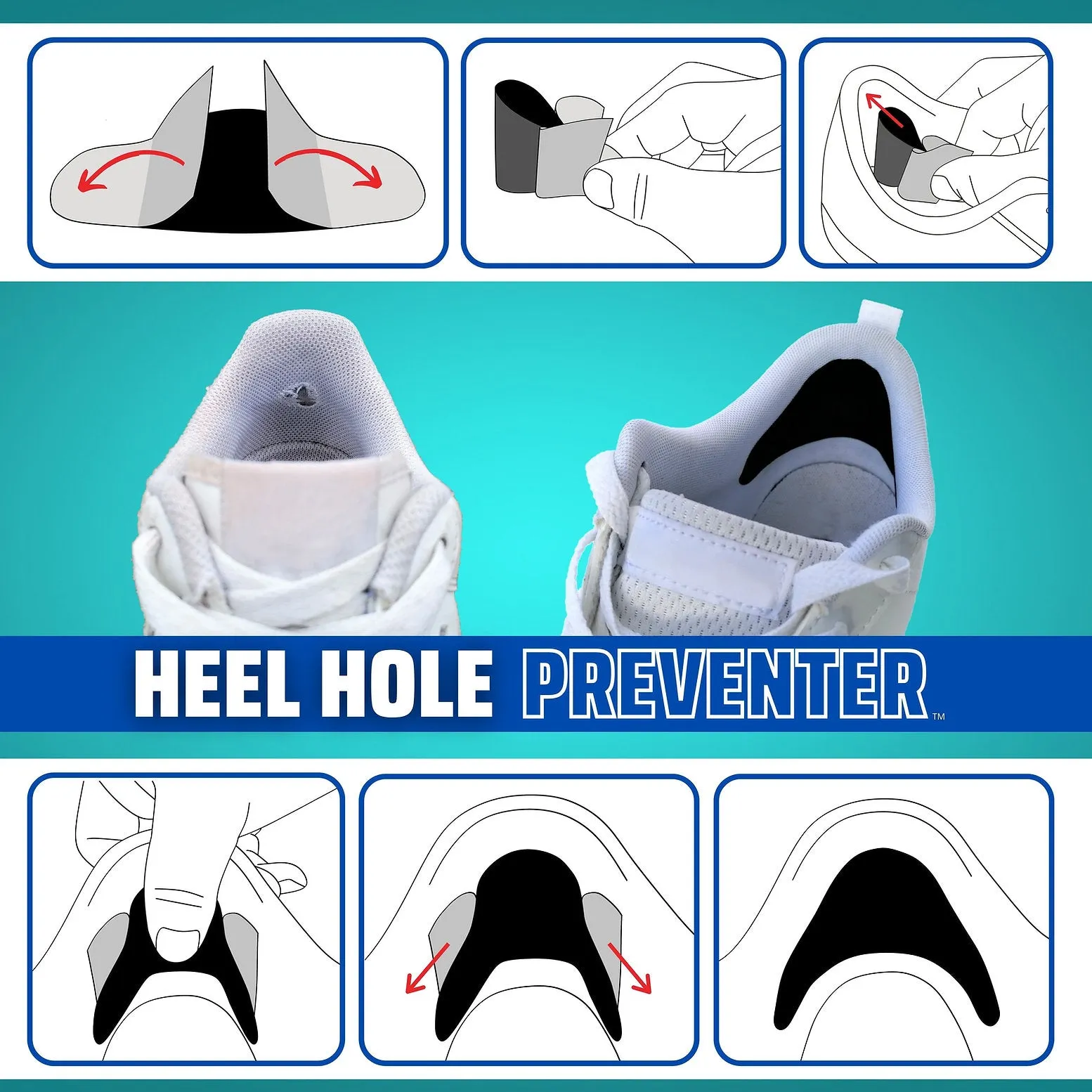 Heel Hole Preventer by TRAINER ARMOUR