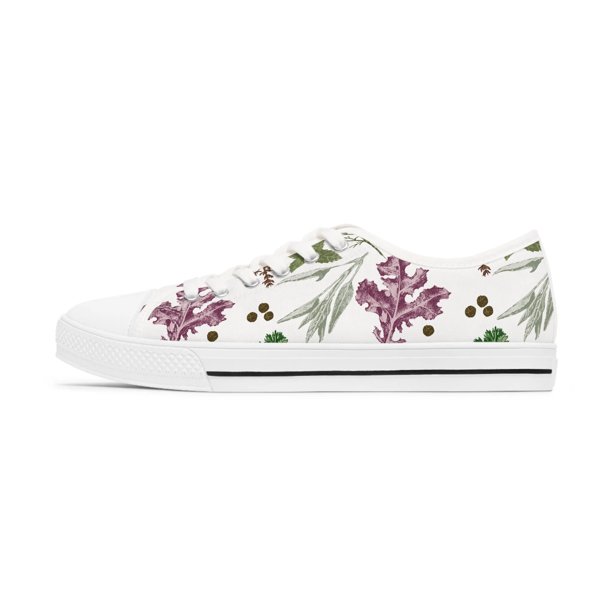 Herbs and Spices Women's Low Top Sneakers