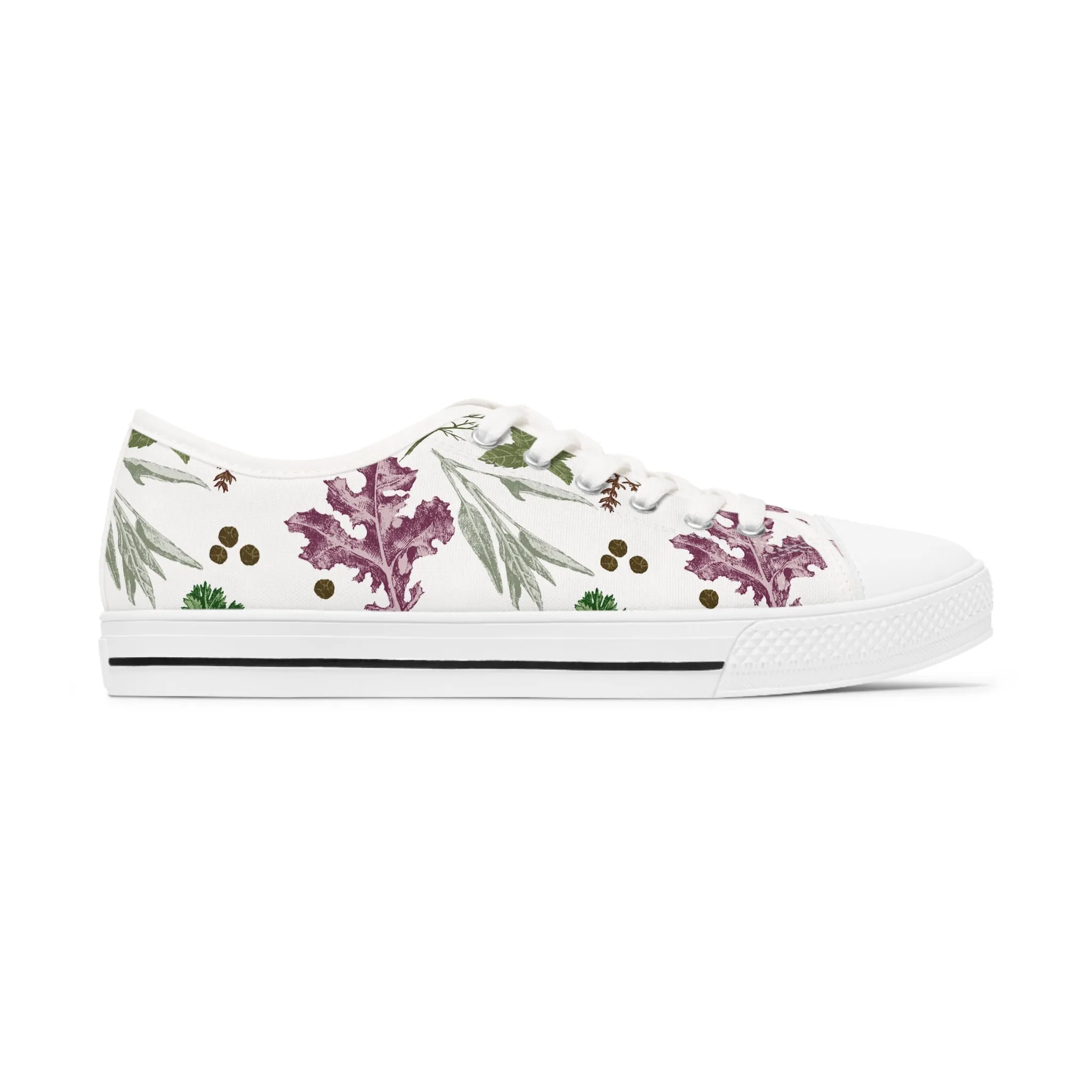 Herbs and Spices Women's Low Top Sneakers