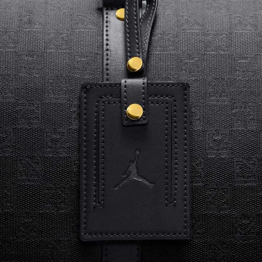 Jordan Monogram Sports Bag, Black