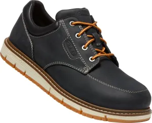 Keen Utility Mens San Jose Black/Off White Leather Work Shoes