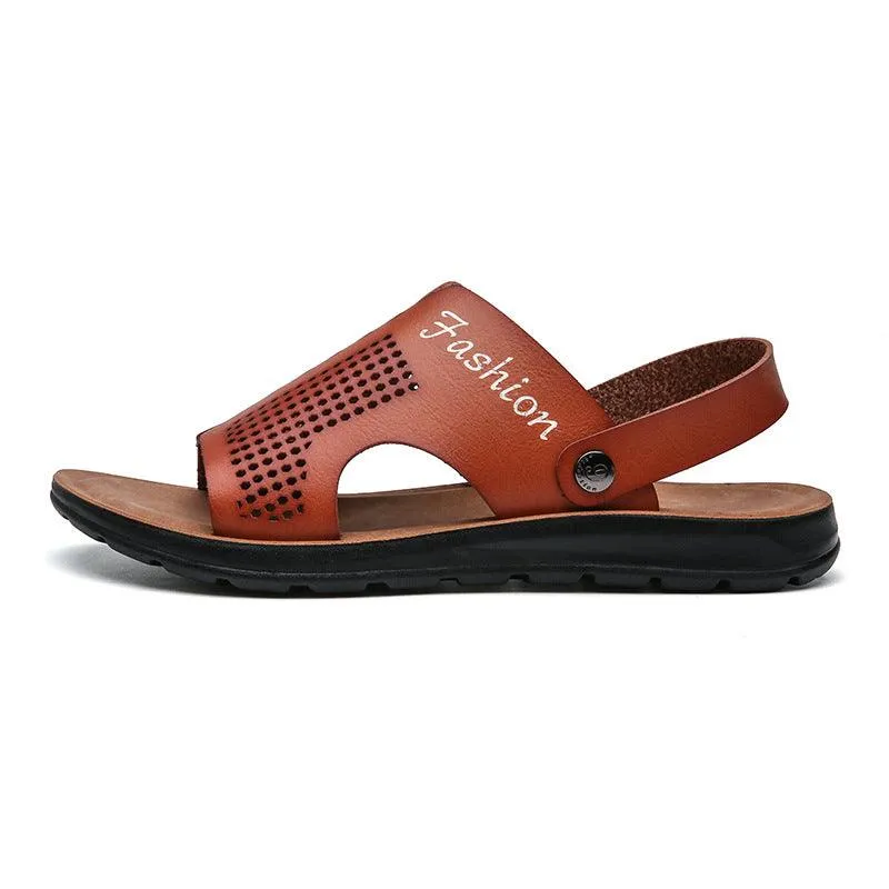 kkboxly kkboxly Sandals And Slippers Men's Soft-soled Beach Shoes