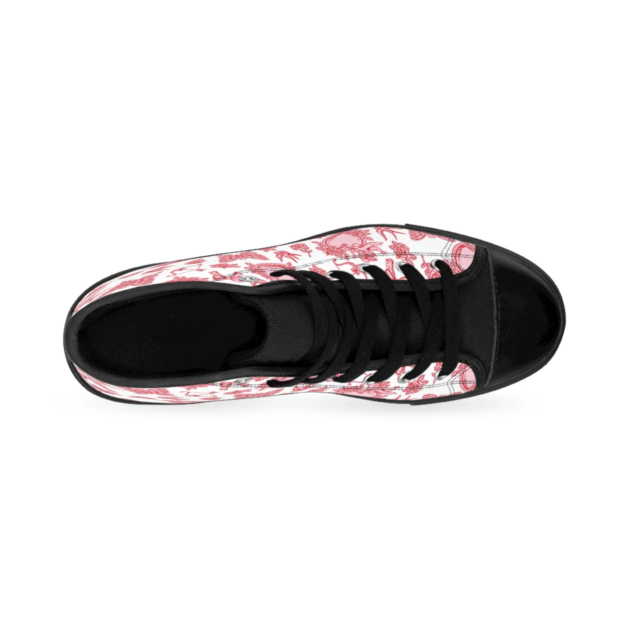 Love Pattern Women's Classic Sneakers