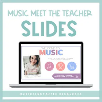 Meet The Music Teacher for Google Slides™ | Distance Learning