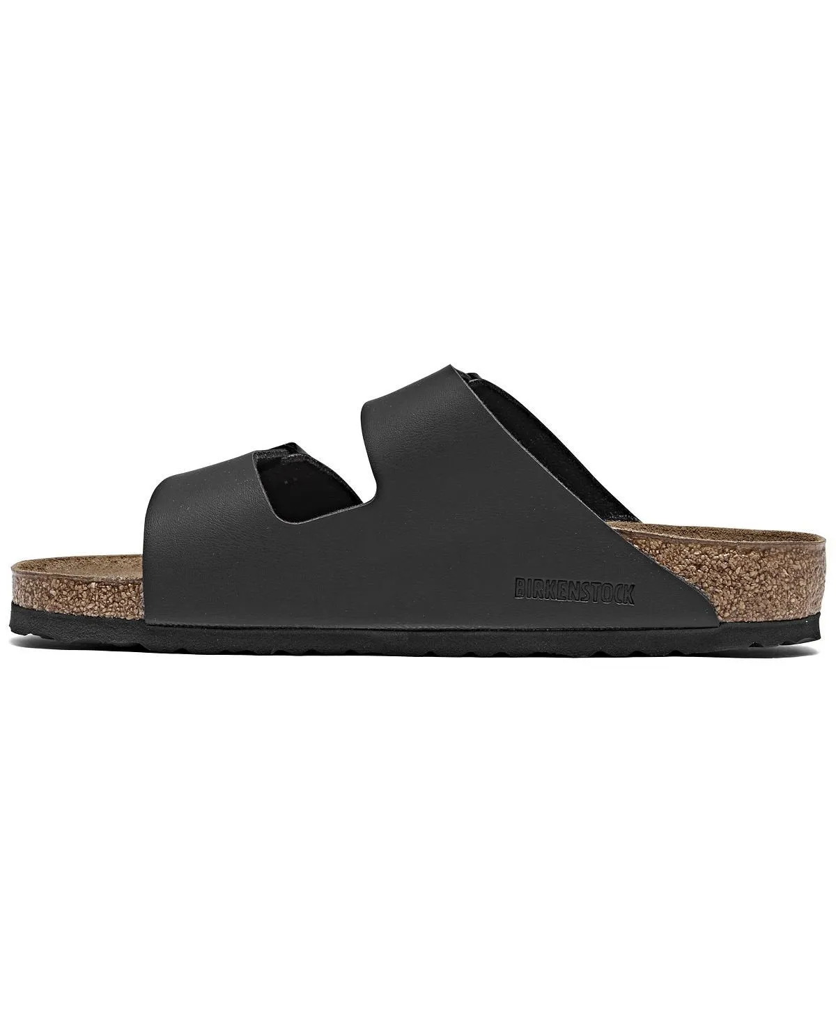 Men's Arizona Birko-flor Double Strap Sandals by finish line Birkenstock, Black