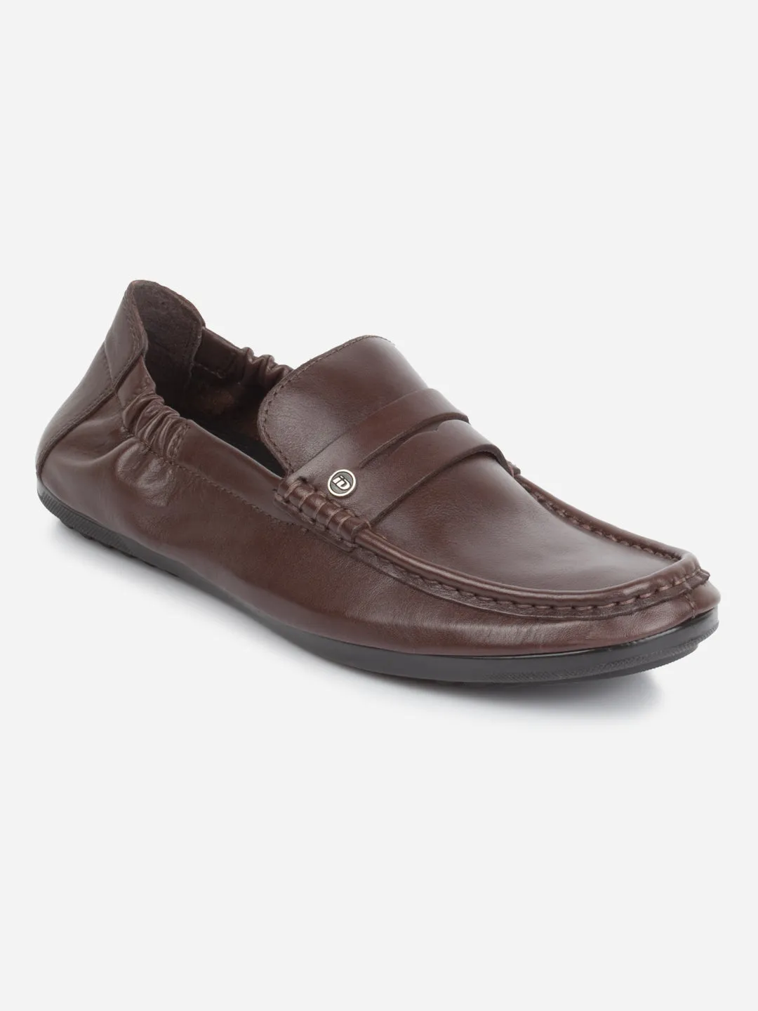 Men's Brown Moc Toe Casual Loafer (ID1169)