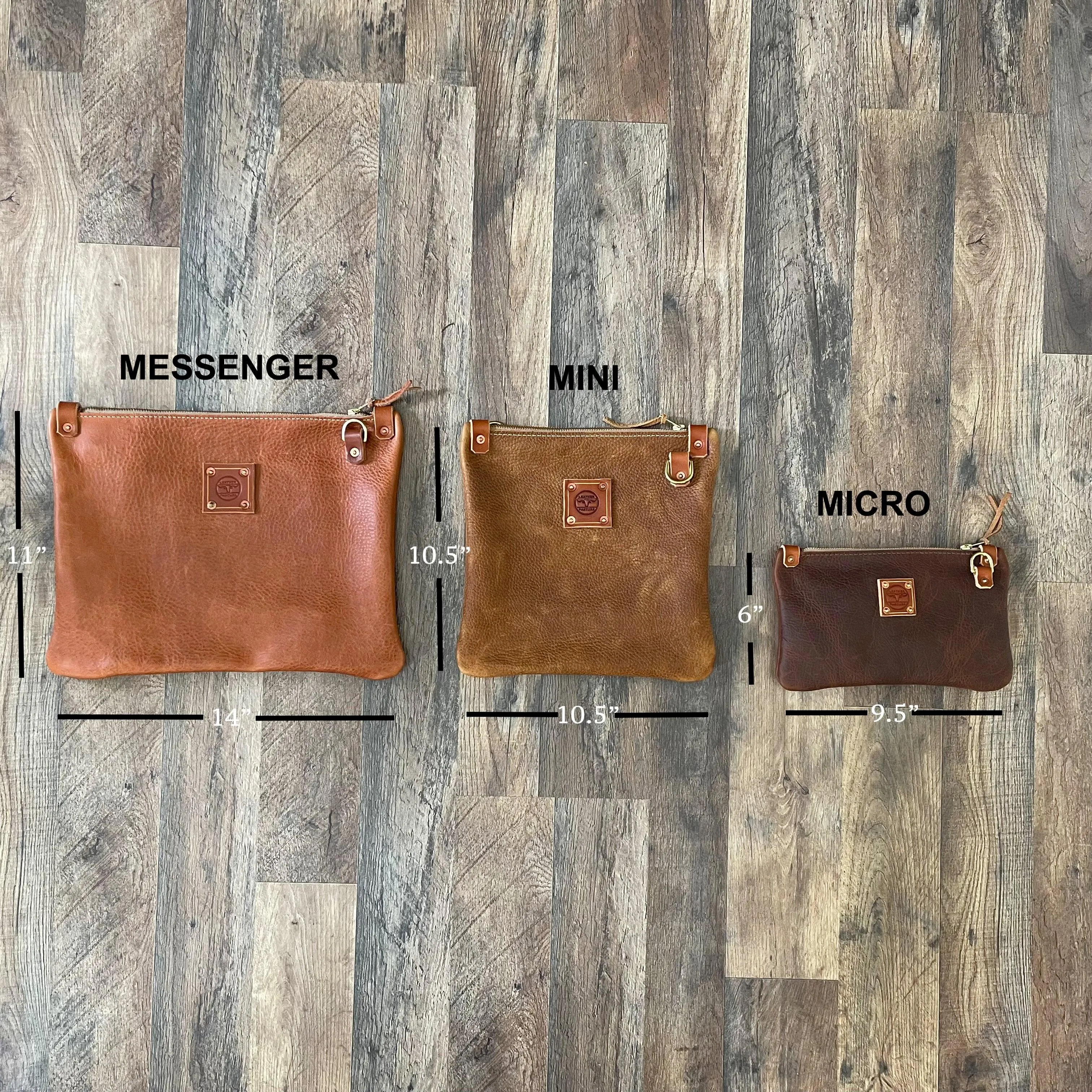 Micro Messenger Bag in Almond