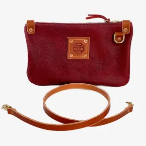 Micro Messenger Bag in Merlot