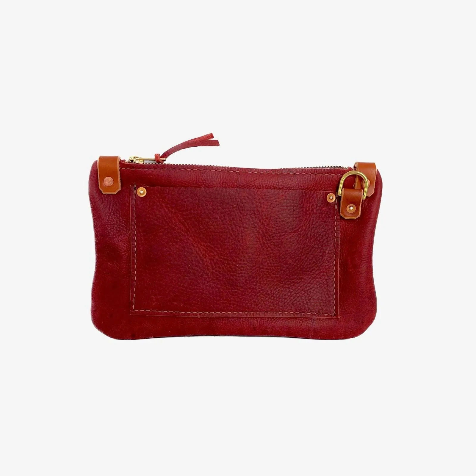 Micro Messenger Bag in Merlot