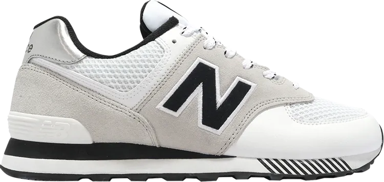 New Balance 574 sneakers, white/gray