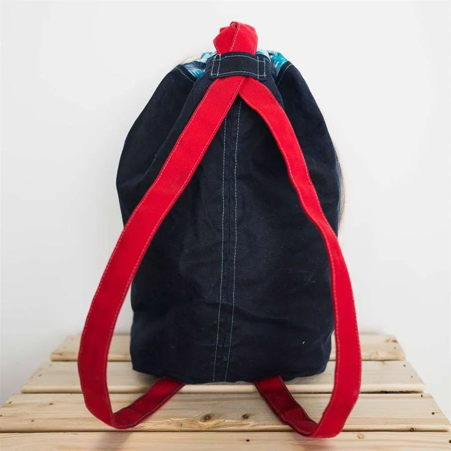 Oko Creation Waxed Canvas Drawstring Bag