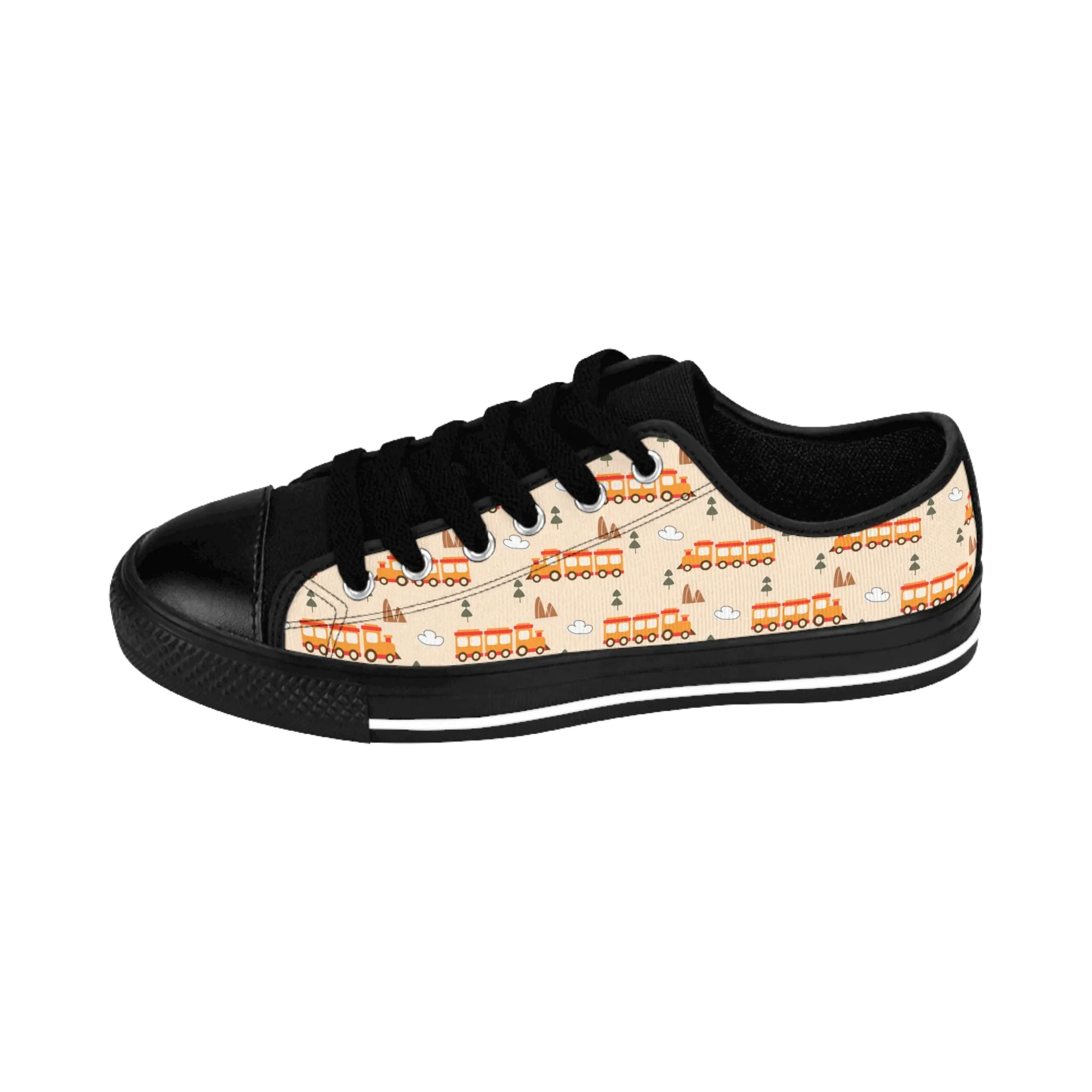 Orange Trains Women's Sneakers