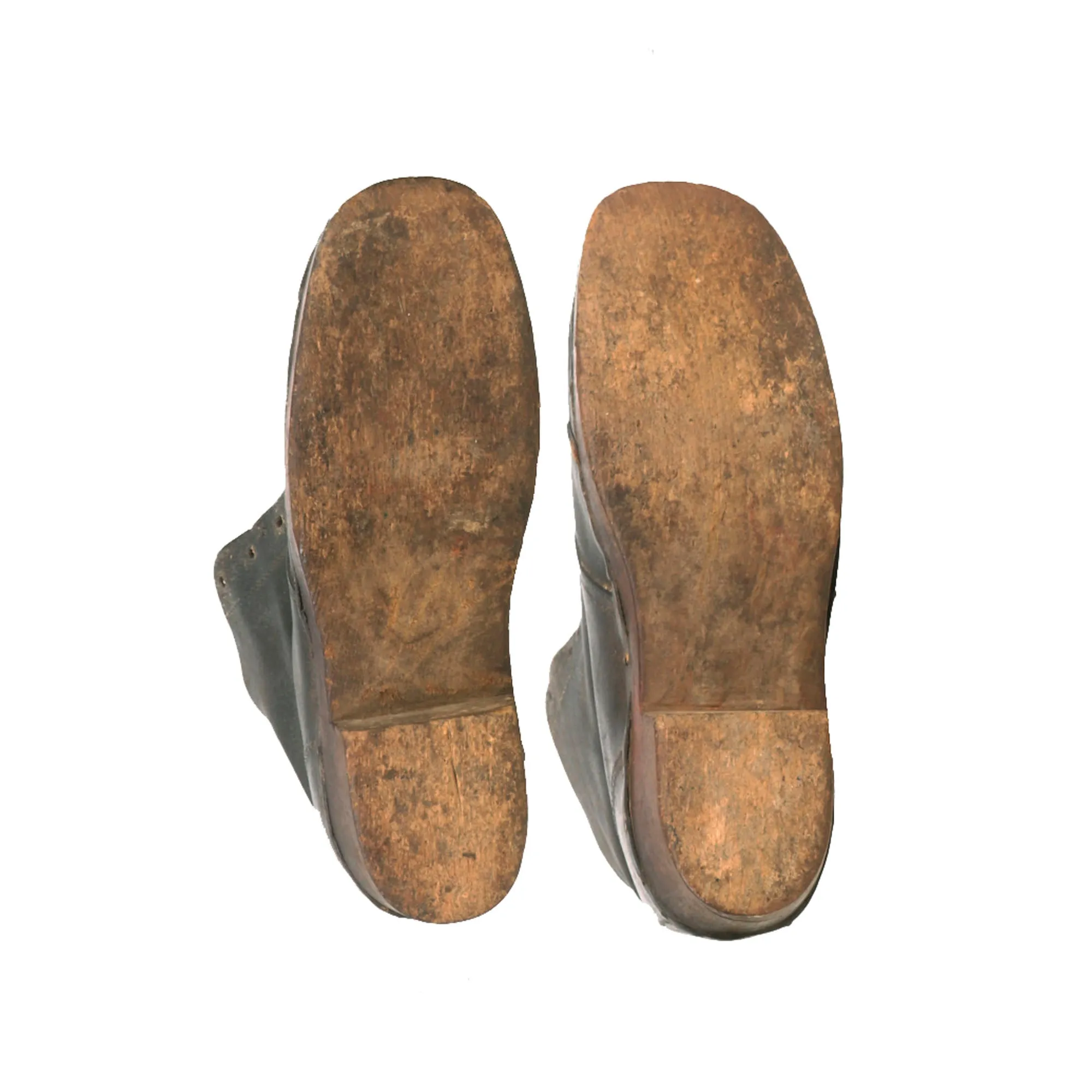 Original U.S. Civil War Era Confederate Wooden Sole “Brogan” Shoes - Patent No. 264 (11/22/1864) A.T. Purejoy of Forestville, NC for Wooden Shoe Sole