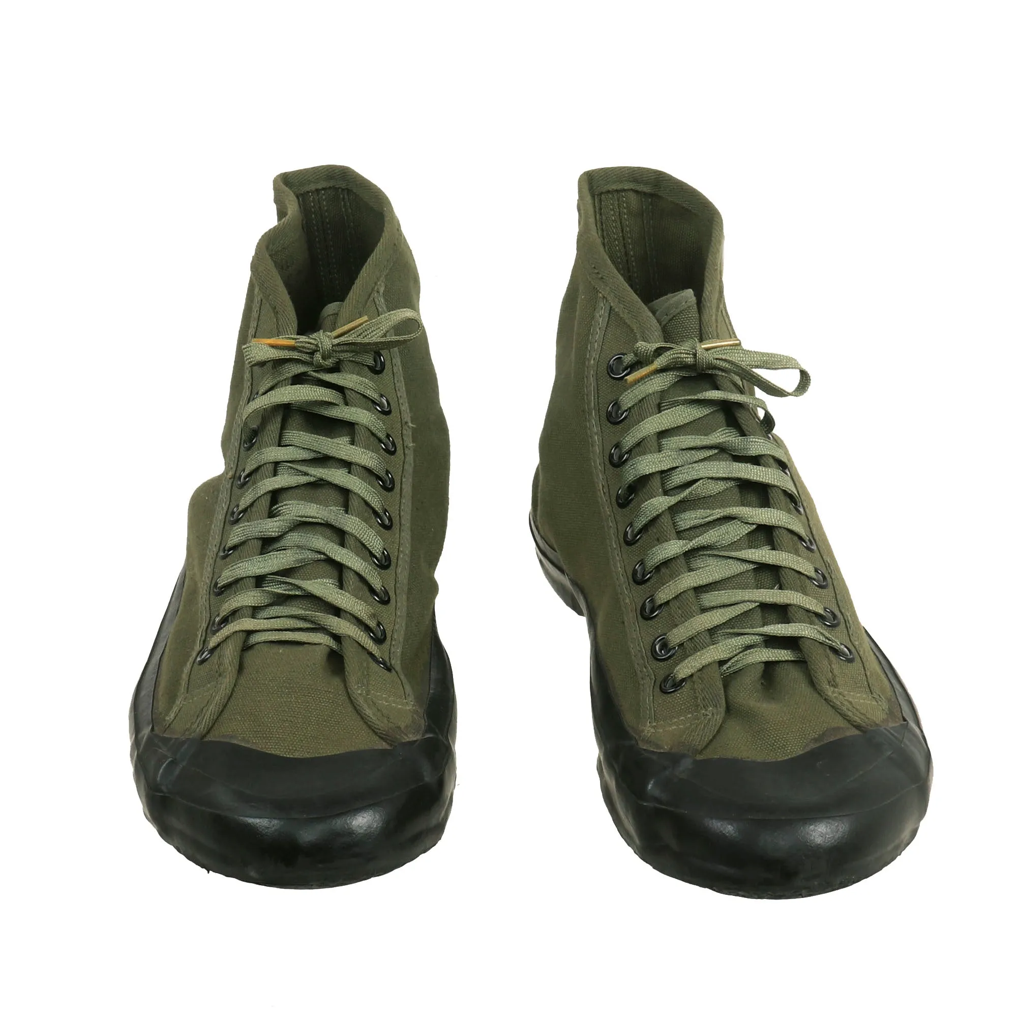 Original U.S. WWII Unissued US Marine Corps 1945 Dated “Converse” Style Jungle Sneakers by the U.S. Rubber Company - Matched Pair, Size 11