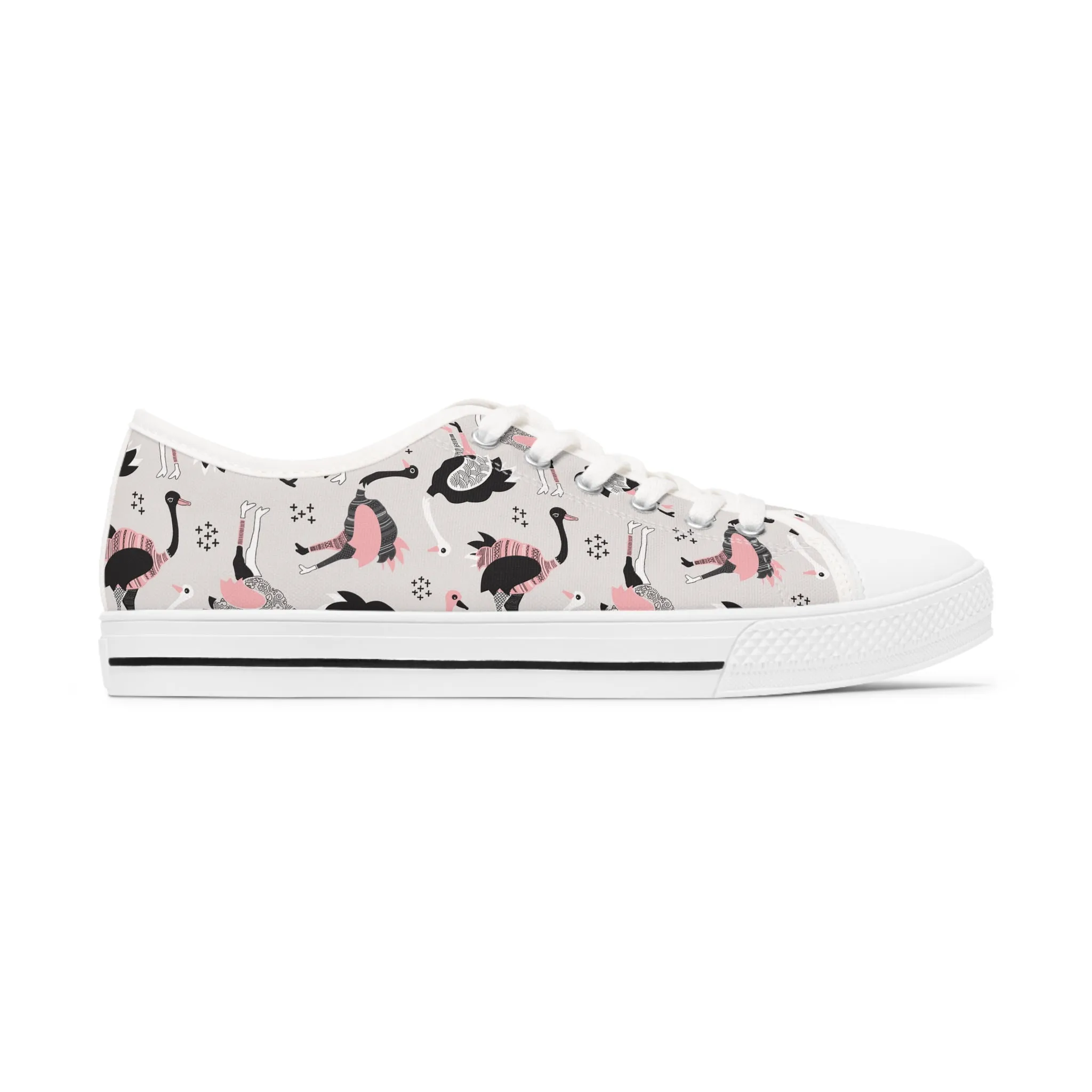 Ostrich Women's Low Top Sneakers