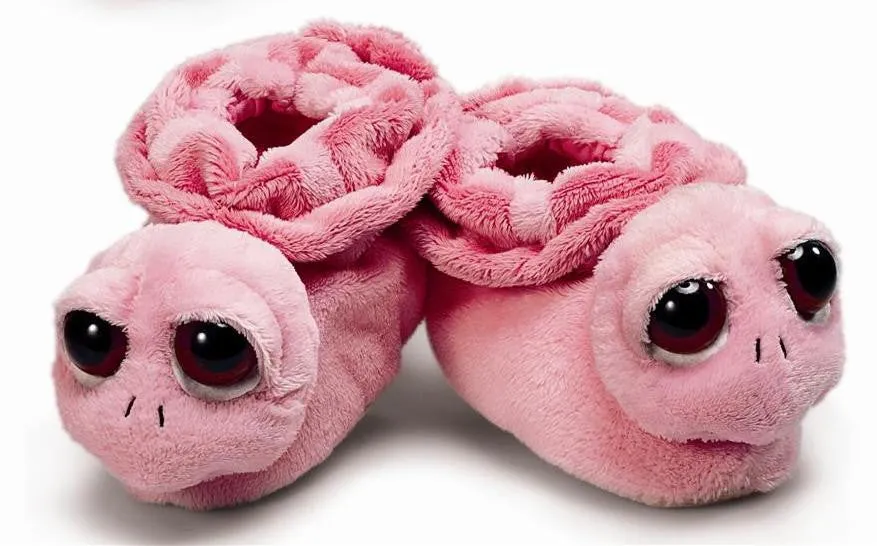 Peepers Turtle Booties - Pink