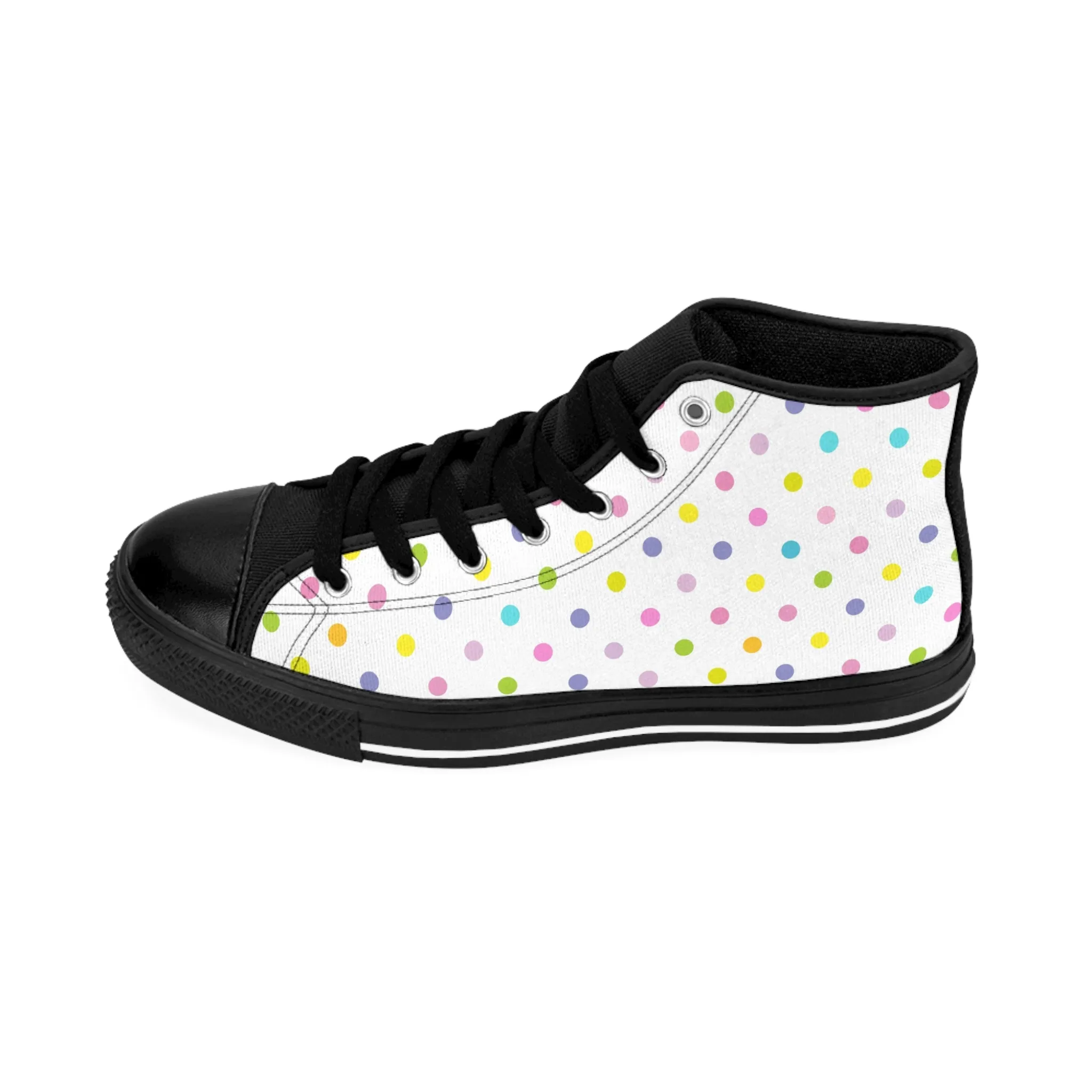 Polka Dots Women's Classic Sneakers