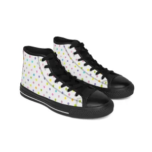 Polka Dots Women's Classic Sneakers