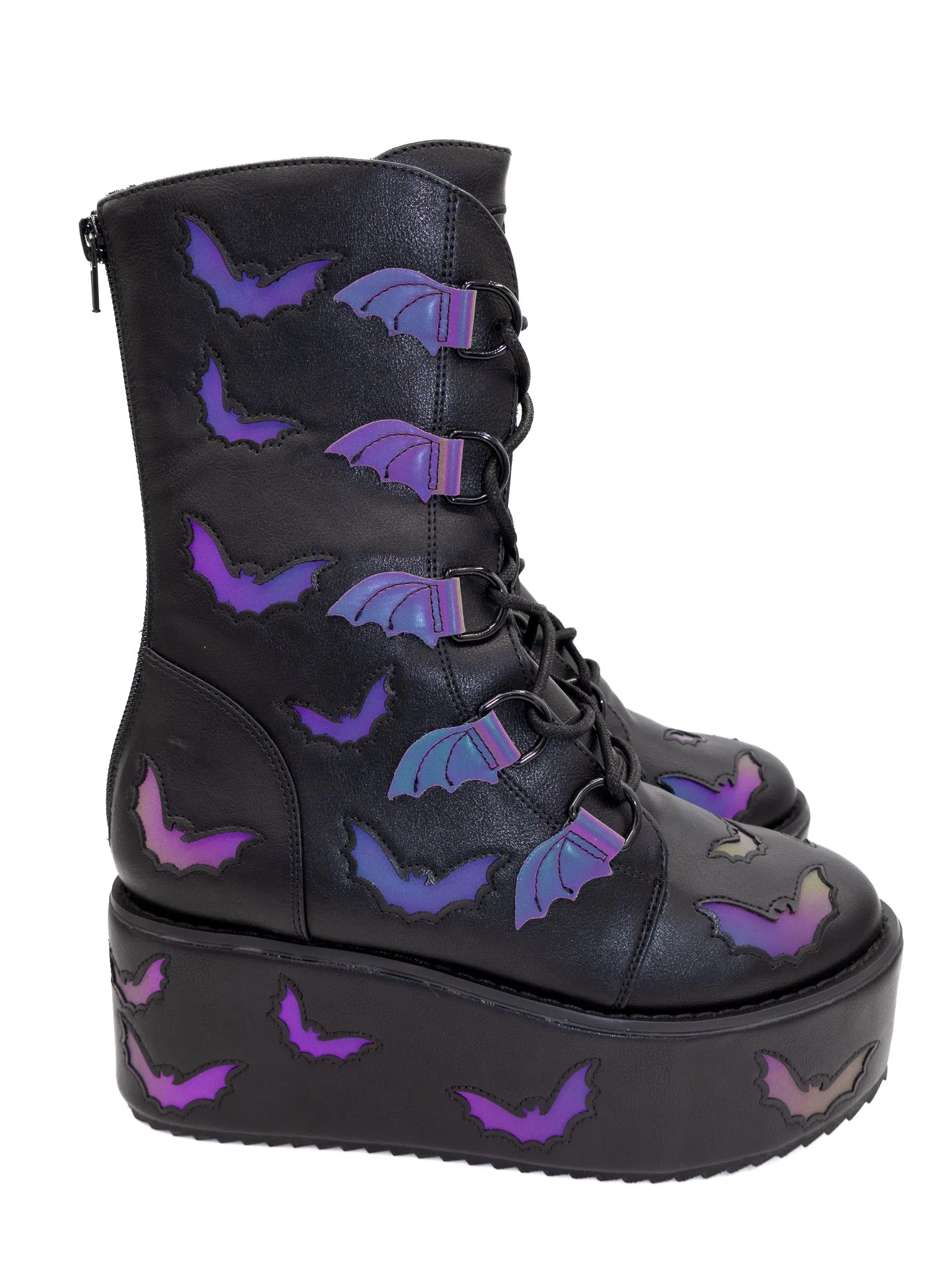 Reflective Bat Stomp Boot STRANGECVLT