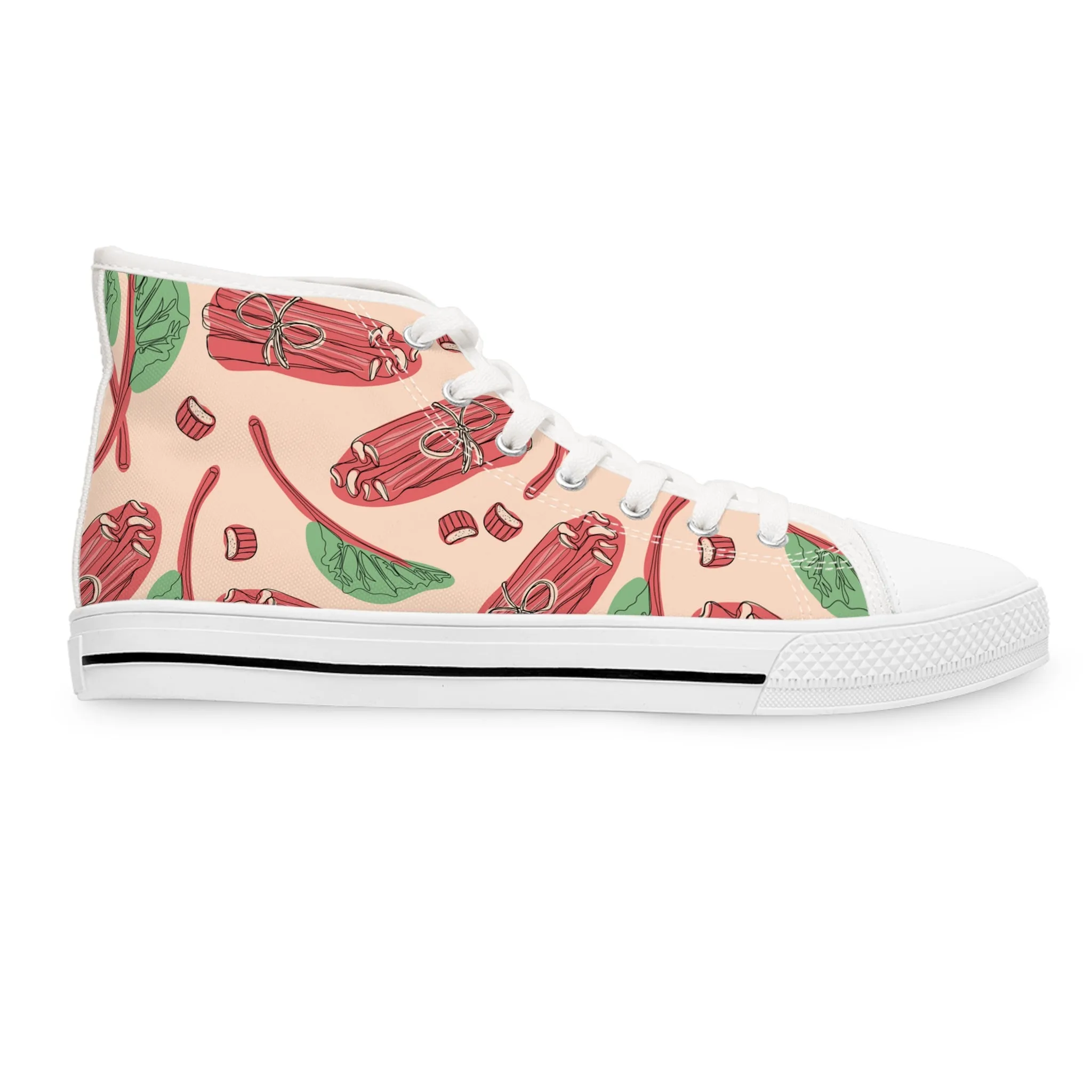 Rhubarb Women's High Top Sneakers