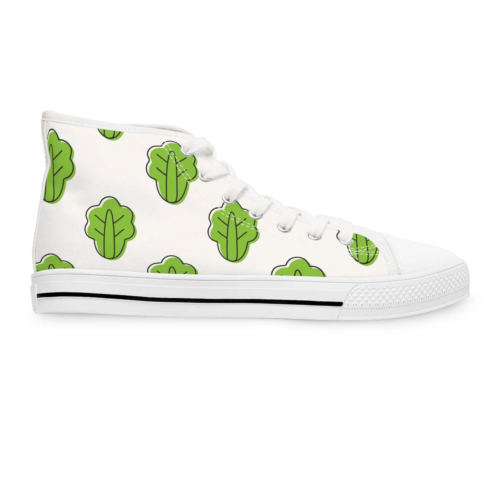 Romaine Lettuce Women's High Top Sneakers