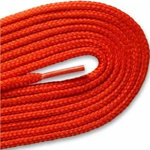 Round Athletic Laces - Orange (2 Pair Pack) Shoelaces