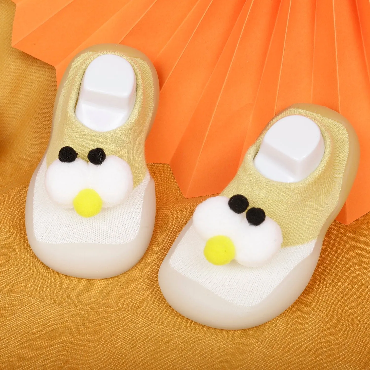 Slip-On Shoes 3D Eyes Yellow