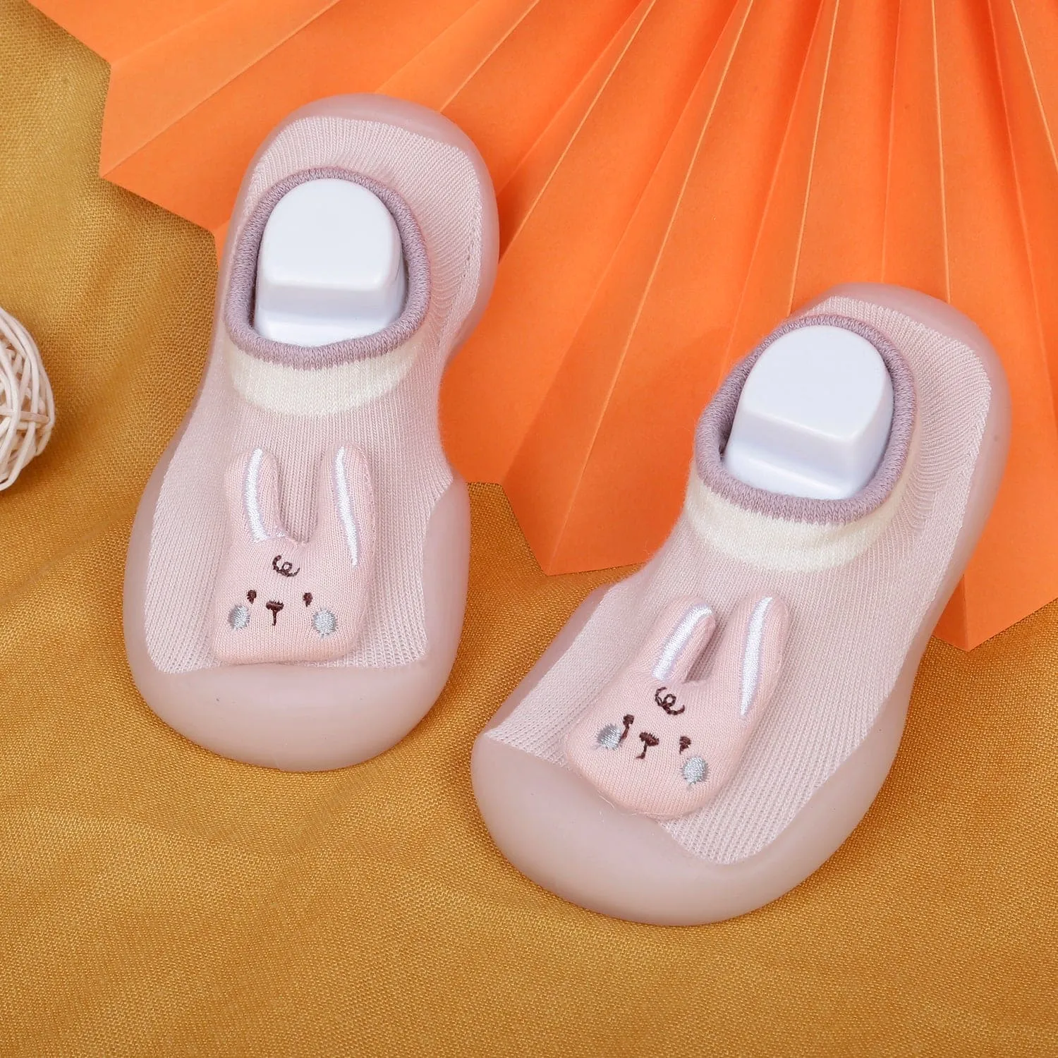 Slip-On Shoes Bunny Peach