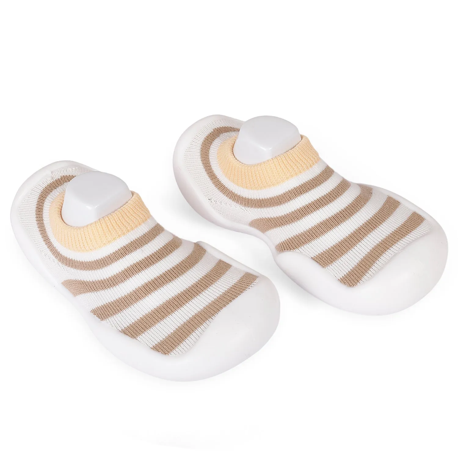 Slip-On Shoes Striped Brown