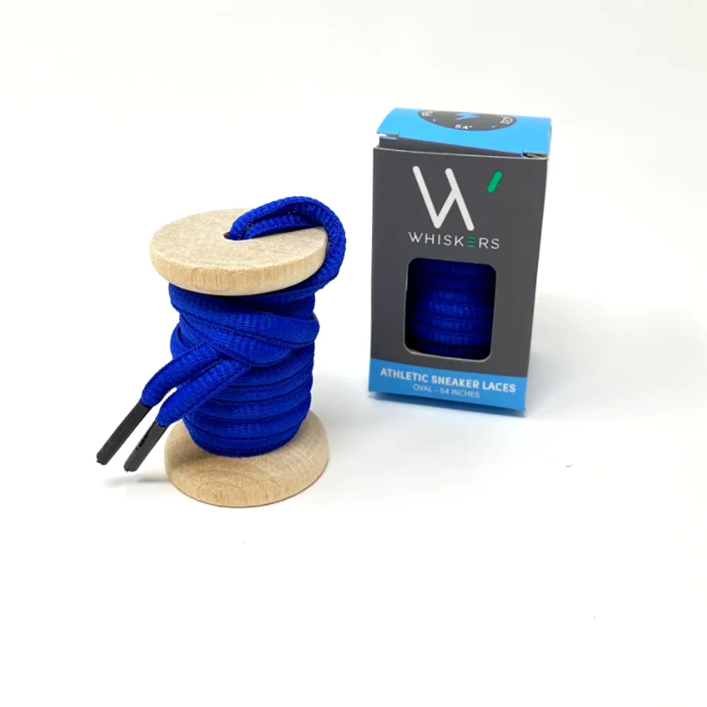 Solid Blue Athletic Sneaker Laces