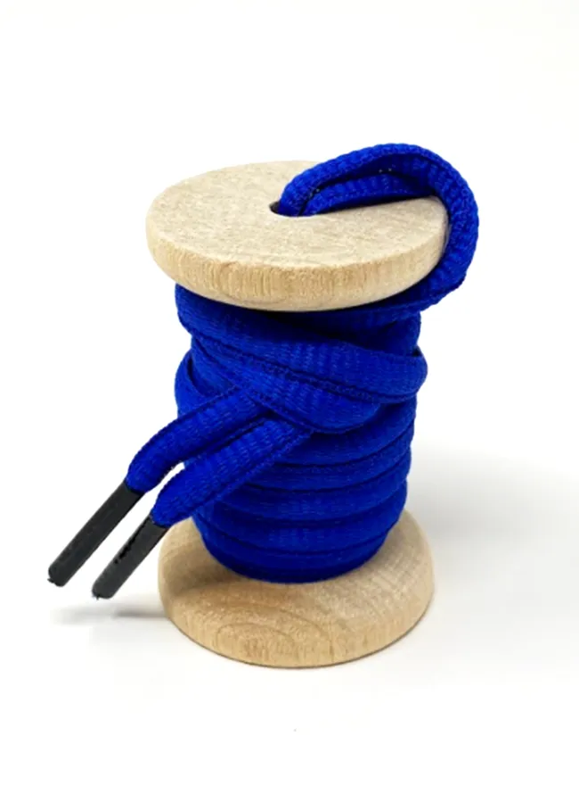 Solid Blue Athletic Sneaker Laces