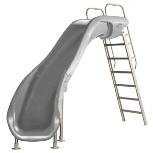 SR Smith Rogue 2 Pool Slide - Gray - Left Curve