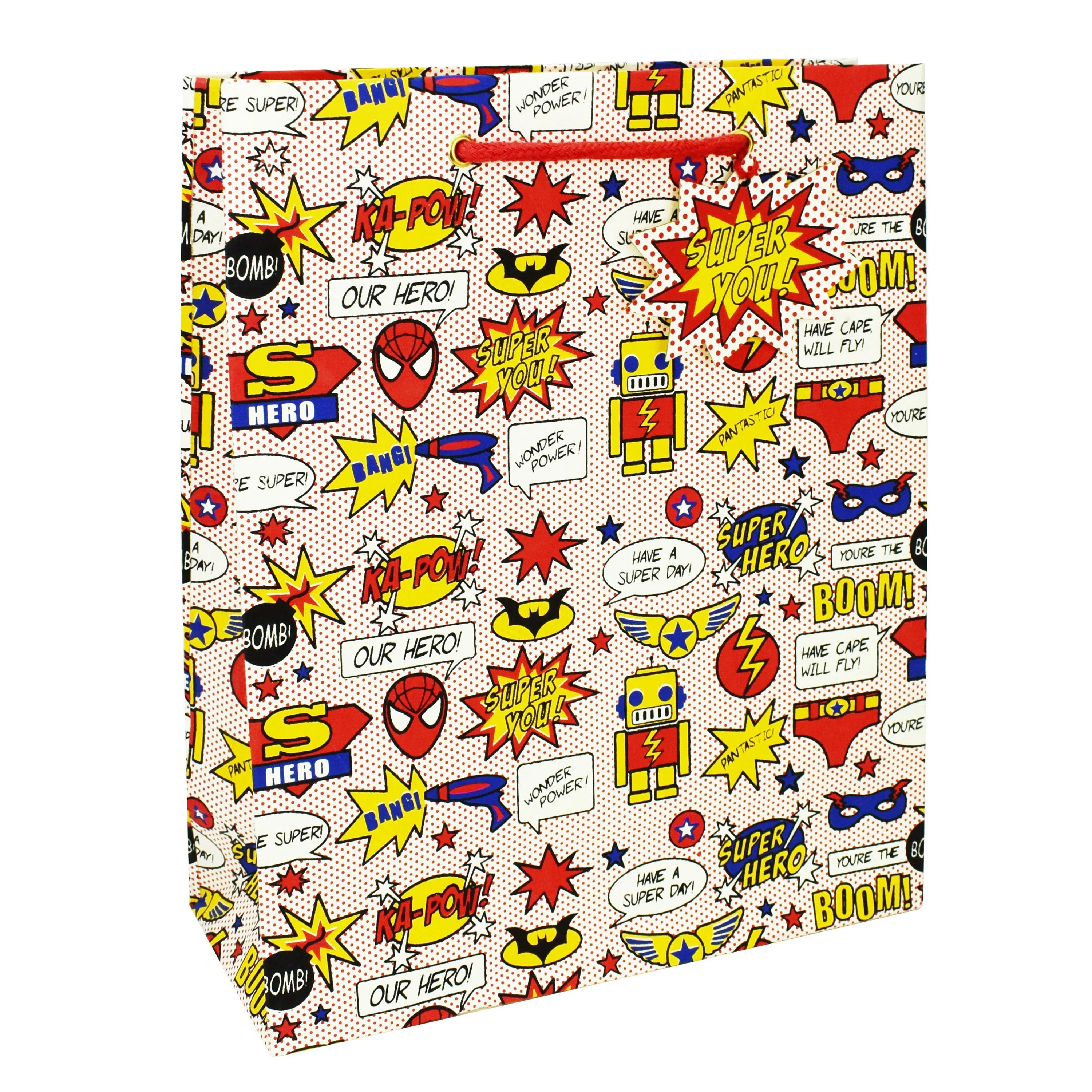 Super Hero Large Gift Bag