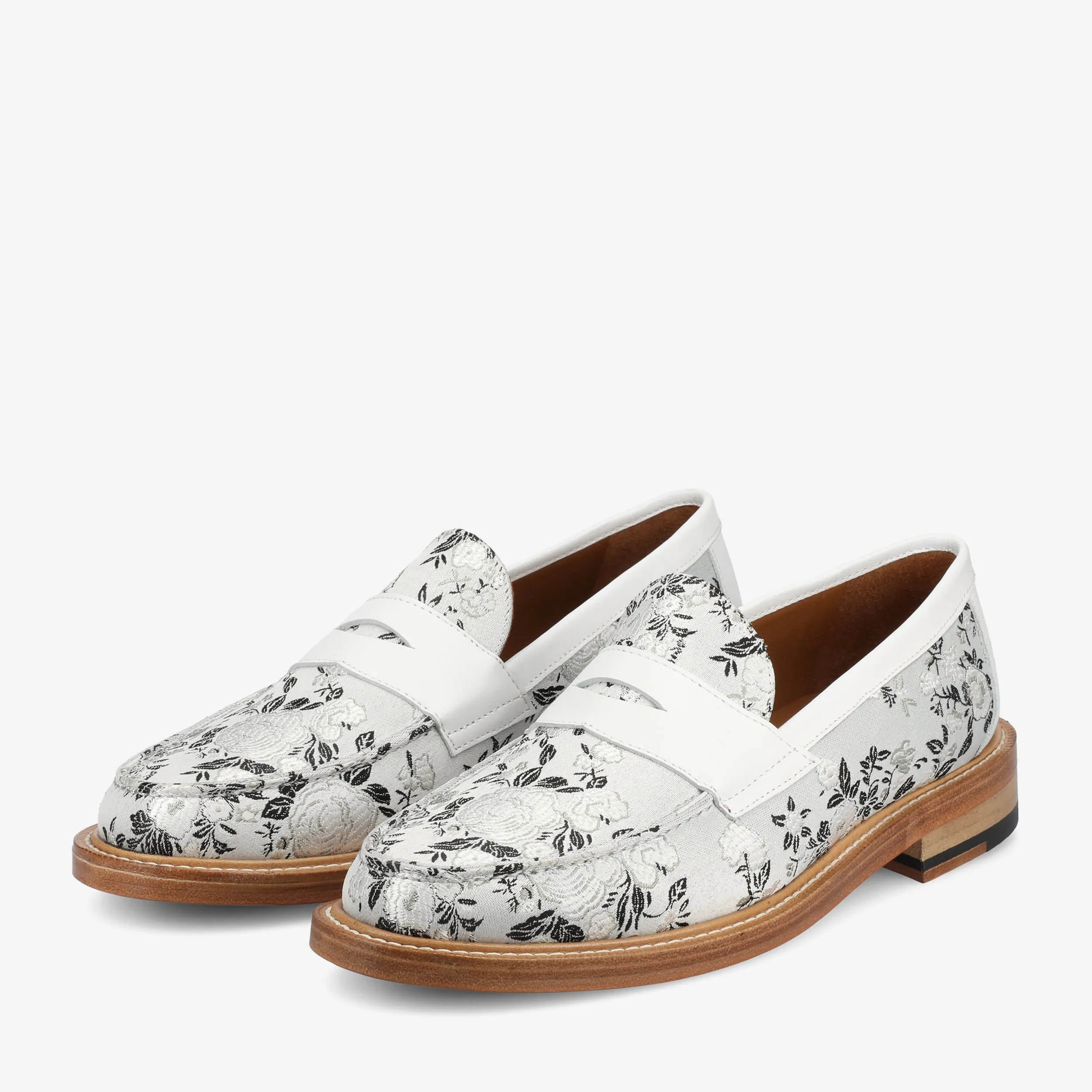 The Fitz Loafer in Eden Blanc