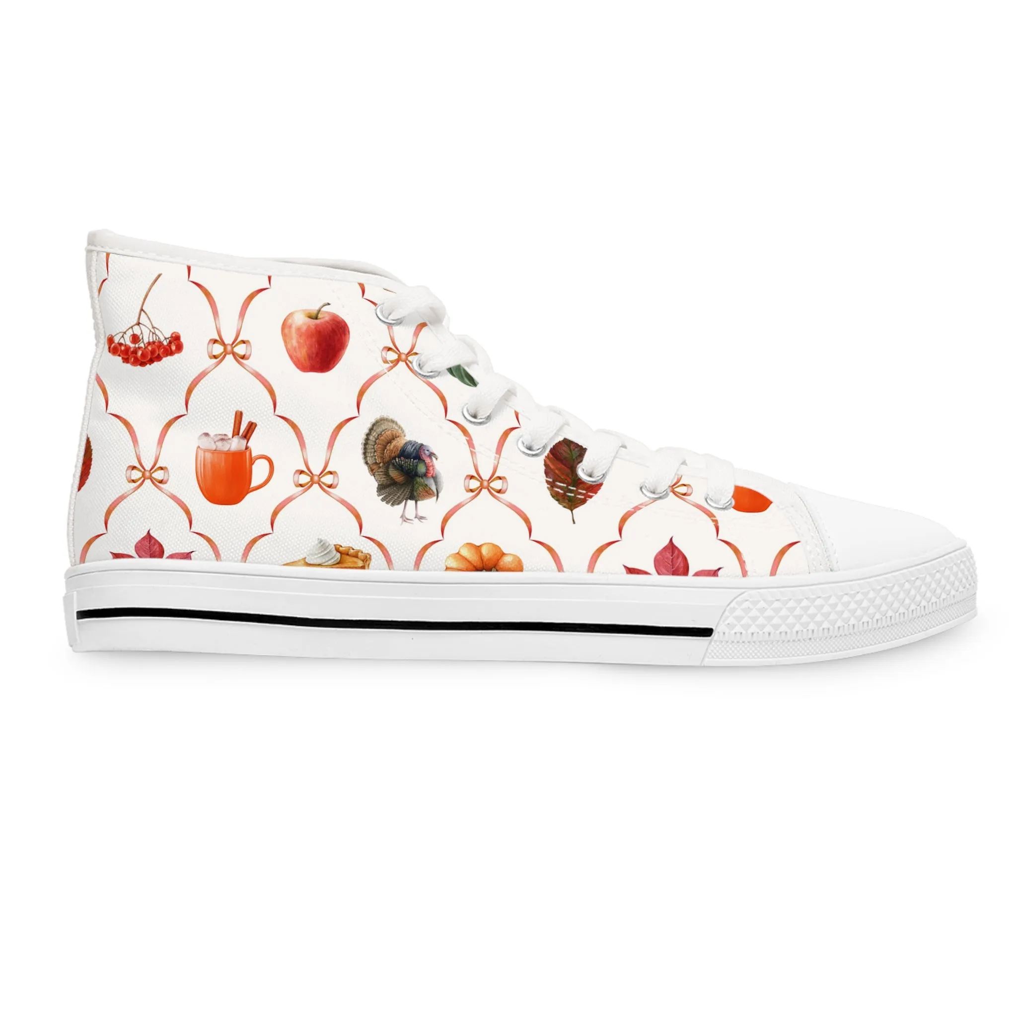 Turkey Women's High Top Sneakers